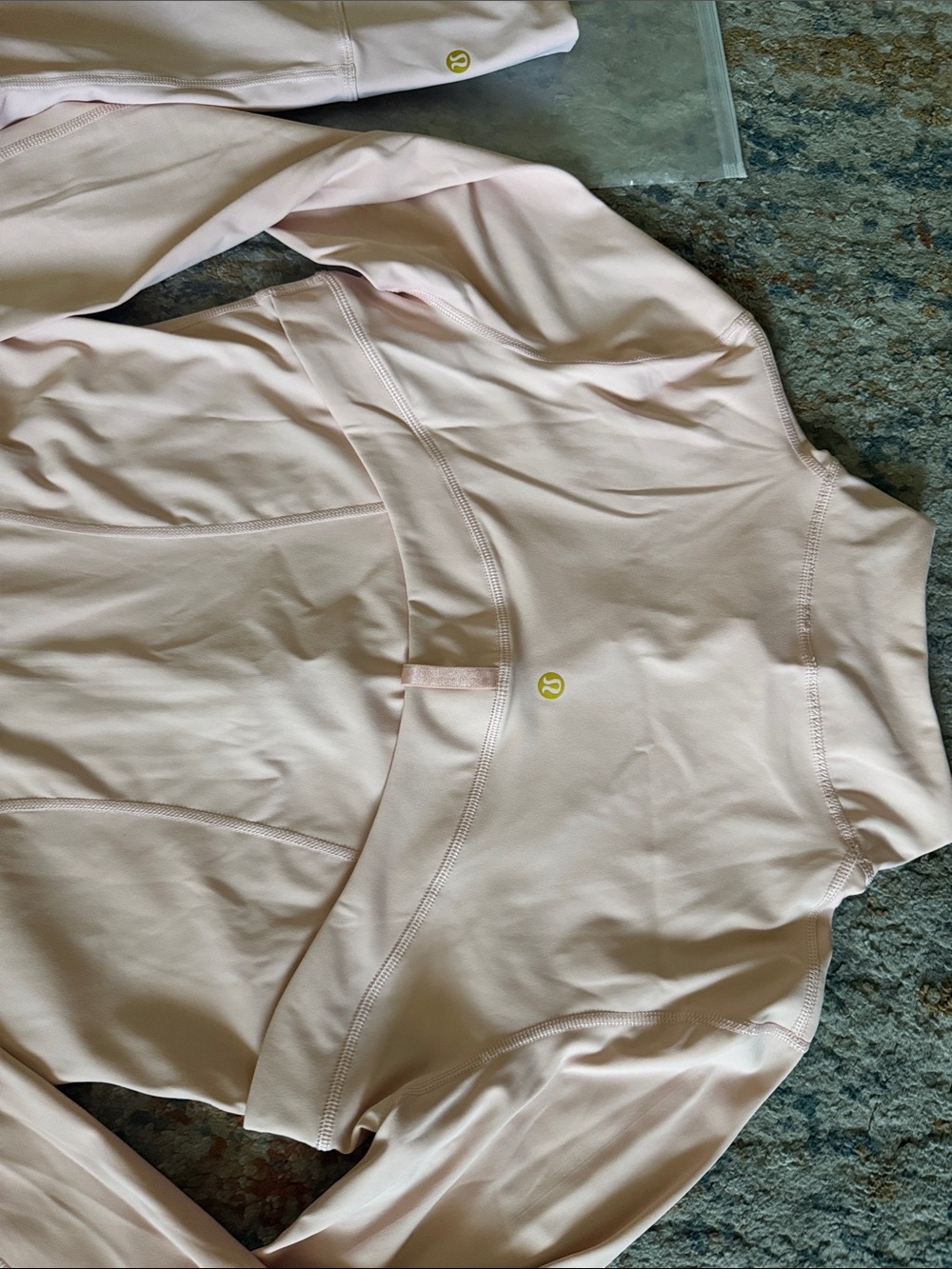 Lululemon Light pink Zip-Up Jacket & Biker Shorts Set - Picture 9 of 11